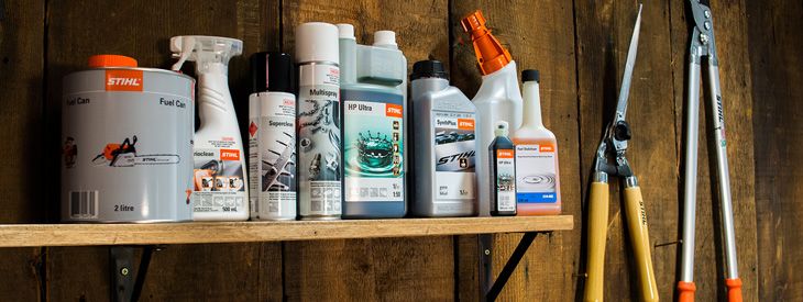 Stihl Cleaning agents and lubricants